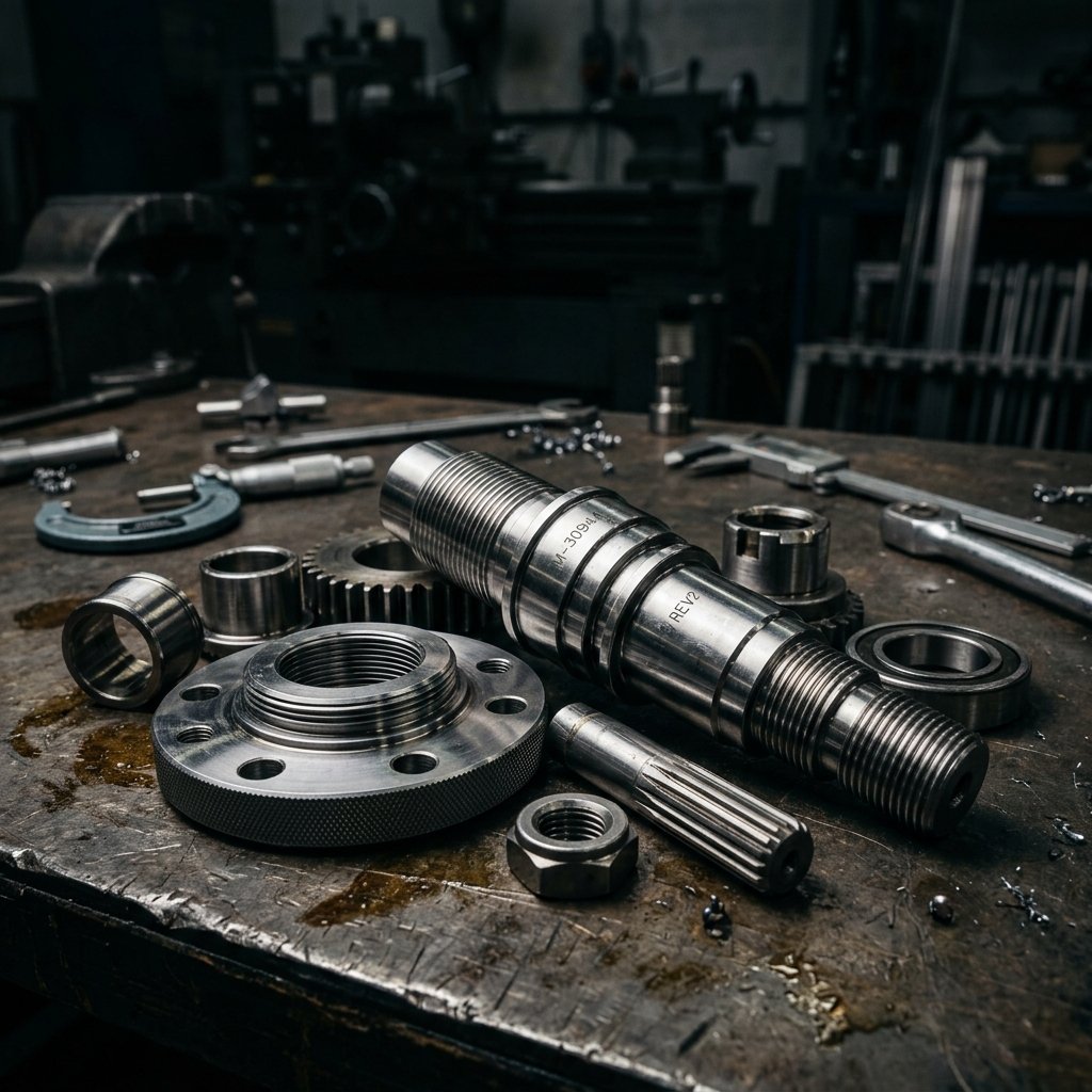 Precision engineered components at Global Engineering Pakistan