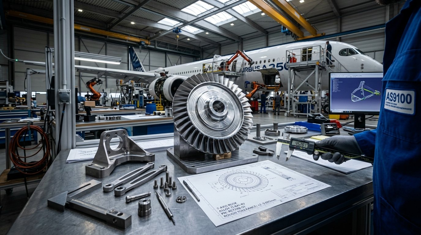 Aerospace Turbine Blisks & Precision Airframe Fittings